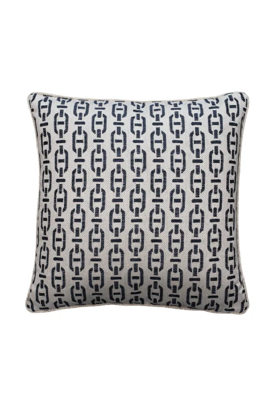 Chain Link Pattern Square Cushion | Andrew Martin Burlington