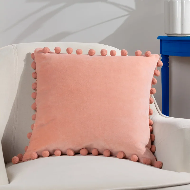 Dora Square Cushion Pale Pink