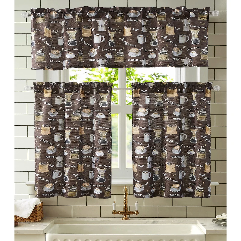 Tribeca Coffee Kitchen Curtain