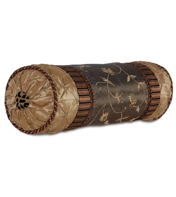 Dorian Hazel Bolster Pillow Cover 9Dx24