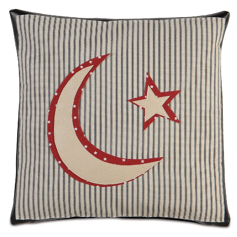 Turkish Delight Striped Throw Pillow Cover 18x18