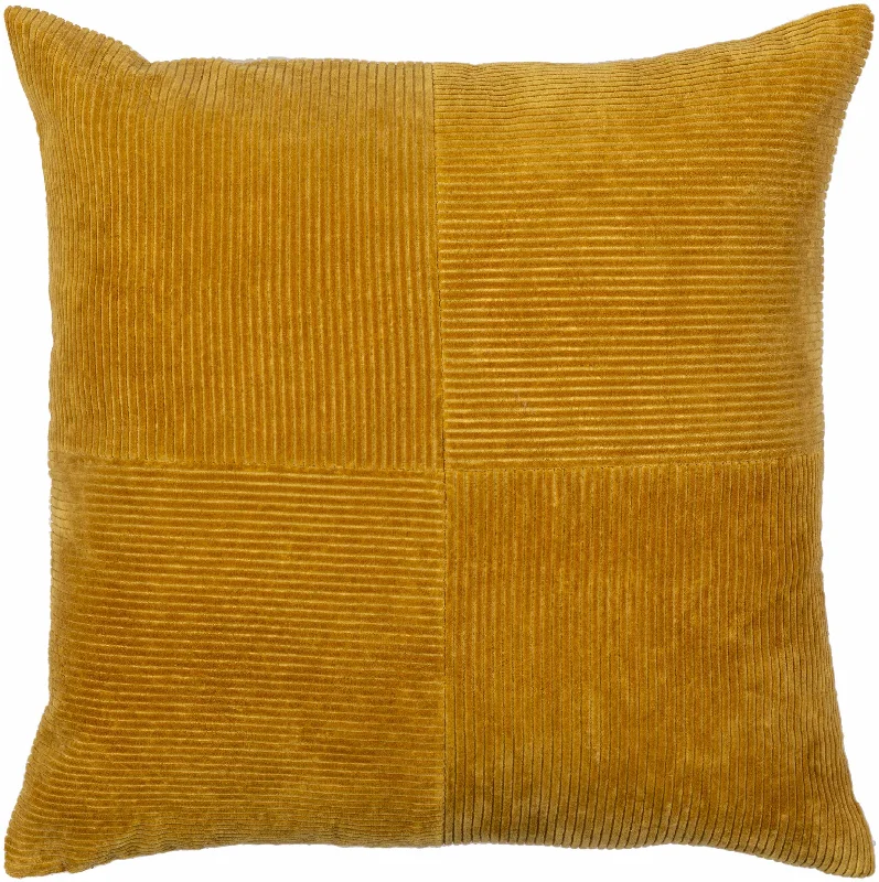 Jory Mustard Corduroy Accent Pillow