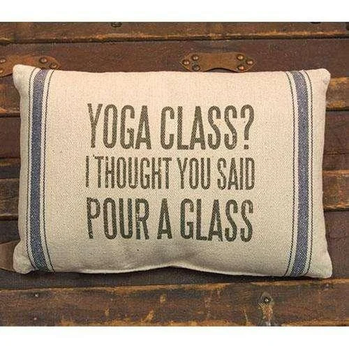 Yoga Class Pillow