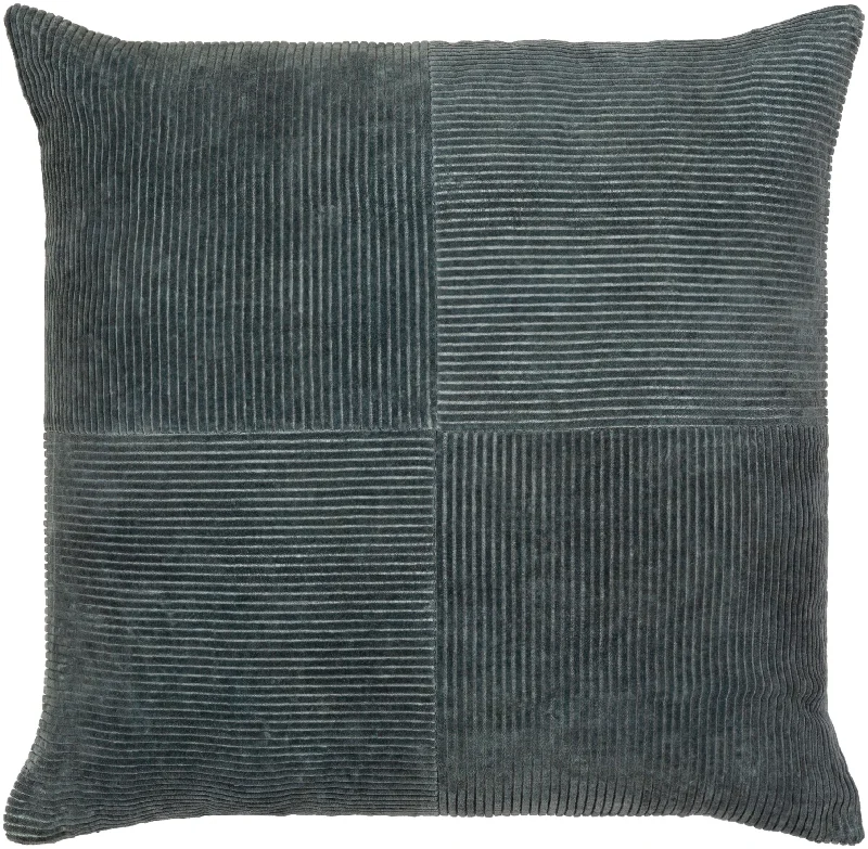 Corduroy Grey Quarters Pillow