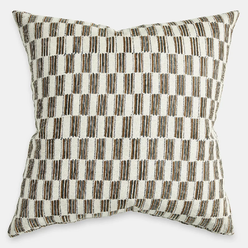 Lagos Tobacco Square Pillow