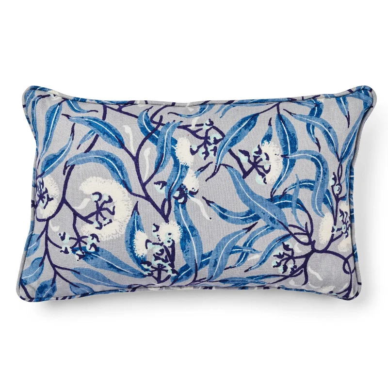 River Gum Blue 12"x20" Cushion Cover