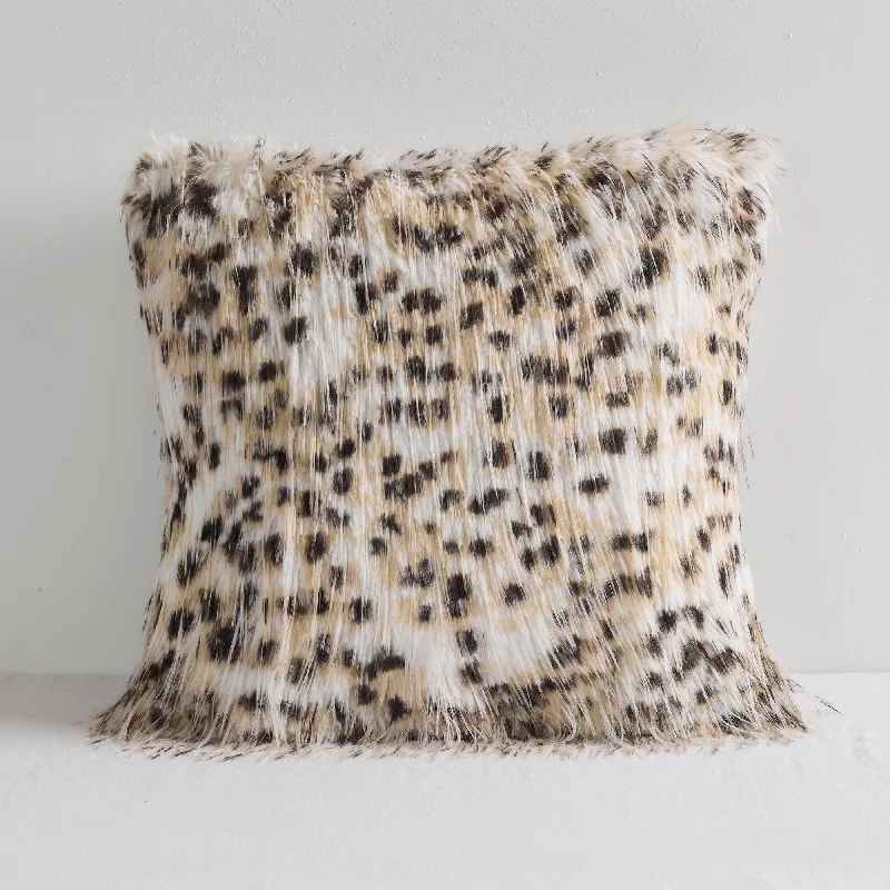 Shaggy Ocelot Cushion - 50x50cm