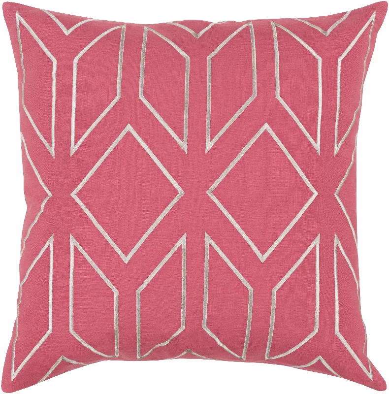 Mounds Pink Geometric Accent Pillow - Clearance