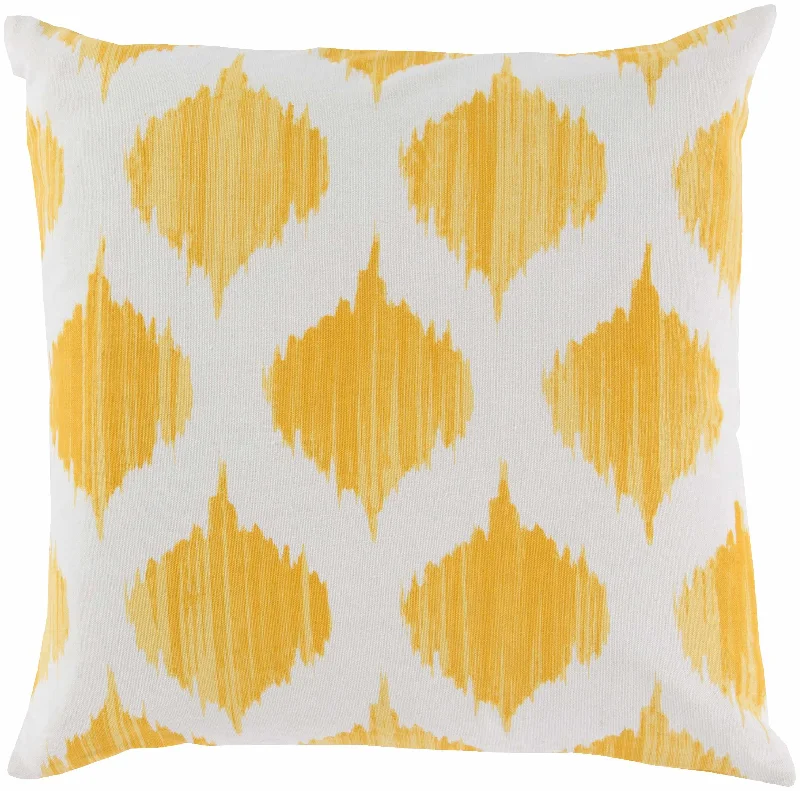 Bryant Yellow Ikat Throw Pillow - Clearance